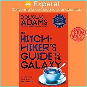 Sách - The Hitchhiker's Guide to the Galaxy - 42nd Anniversary Edition by Douglas Adams (UK edition, paperback)