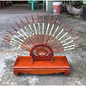 Mua BỘ ĐŨA THỜ cúng gia tiên khảm hoa văn gỗ hương