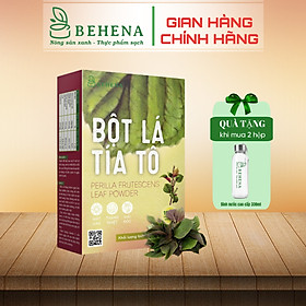 Bột tía tô nguyên chất Behena sấy lạnh công nghệ Nhật Bản giải độc gan hộp