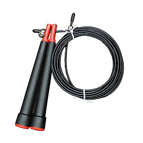 Dây nhảy thể dục lõi cáp thép có thể tuỳ chỉnh độ dài dây, tay cầm nhựa, chiều dài tối đa 3m
