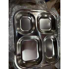 Mua khay ăn inox 4 ngăn siêu rẻ