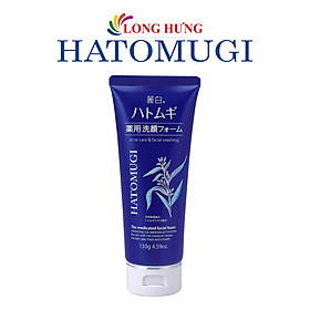 Sữa rửa mặt Kumano Hatomugi Reihaku Facial Foam giúp ngăn ngừa mụn và làm sáng da (130g) - Hàng chính hãng
