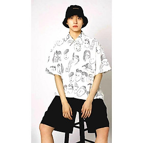 ÁO SƠ MI TAY NGẮN / ÁO SƠ MI UNISEX HỌA TIẾT NAM NỮ SÀNH ĐIỆU THỜI TRANG MỚI NHẤT HIỆN NAY