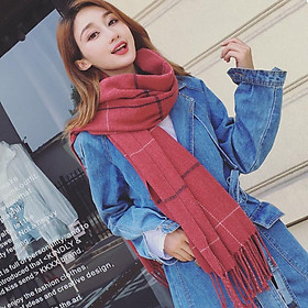 Khăn quàng cổ nữ lông cừu cao cấp hàng xuất khẩu