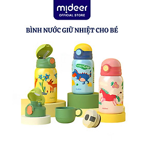 Mua Bình nước giữ nhiệt cho bé có ống hút  quai đeo đi học Mideer Vacuum Insulated Bottle