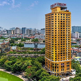 Dolce Hanoi Golden Lake 5* - Khách Sạn Dát Vàng Bên Hồ Giảng Võ, Ăn Sáng, Hồ Bơi Vô Cực Ngắm Toàn Cảnh Thủ Đô
