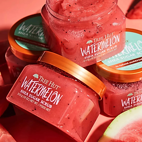 Tẩy tế bào chết cơ thể Tree Hut Watermelon Shea Sugar Scrub 255g