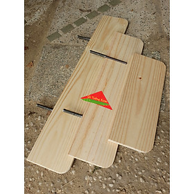 Mua Kệ gỗ âm tường bằng gỗ thông tự nhiên rộng 15cm  dài 50cm dày 2cm kèm chốt 17cm