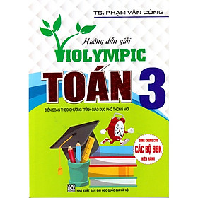 Hình ảnh Sách - Hướng dẫn giải Violympic Toán 3 (Chương trình giáo dục phổ thông mới - bc)