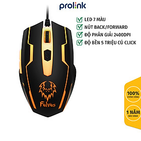 Mua Chuột Gaming Có Dây Prolink Fulvus PMG9003 2400DPI RGB - Hàng Chính Hãng