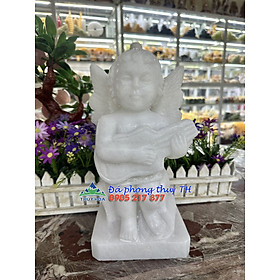 Tượng thiên thần, tượng công giáo đá cẩm thạch trắng - Cao 30 cm