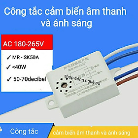 Mua Công tắc cảm biến âm thanh và ánh sáng giúp bật/tắt bóng đèn trong nhà  cầu thanh  sân vườn...