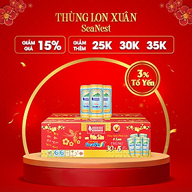 Thùng xuân nước yến sào cao cấp 3% Seanest 190ml - Khánh Hòa Nutrition