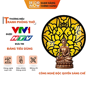 Mua Đèn Hào Quang Phật In Tranh Trúc Chỉ CNC DECORNOW 30 40 cm  Trang Trí Ban Thờ  Hào Quang Trúc Chỉ VÂN GỖ DCN-TCC19