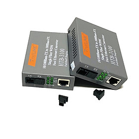 Hình ảnh Bộ chuyển đổi quang điện 10/100M Single Fiber Netlink HTB-3100A\B (1 Sợi quang) - Hàng Nhập Khẩu