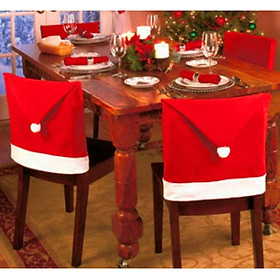 Christmas Decorative Dining Stool Chair Back Cover Xmas Party - 11 Style Pic