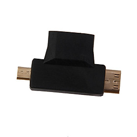 3in1 HDMI Female to Mini HDMI Male to Micro HDMI Male Adapter Connector