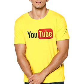 Áo Thun Nam In Hình YouTube Everest AokNAM396 (Vàng)