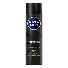Xịt Ngăn Mùi Nivea Men Than Hoạt Tính 80027 (150ml)