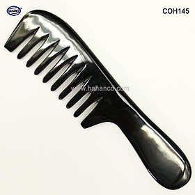 Lược sừng răng thưa chải tóc xoăn, xù, rối, massage đầu (Size: L - 19cm) COH145 - Chăm sóc tóc