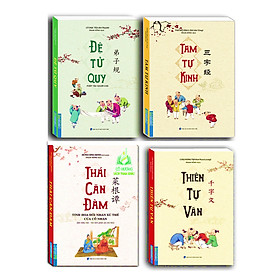 Sách - Combo 4c - Thái Căn Đàm,Đệ tử quy,Thiên tự văn,Tam tự kinh (MT)