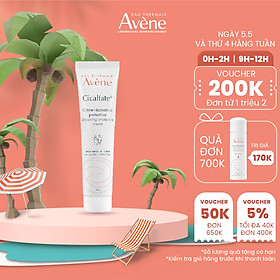Kem làm lành da nội sinh, ngăn ngừa nhiễm khuẩn AVÈNE CICALFATE+ 40ml
