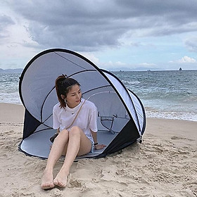 Lều Tự Bung Cắm Trại Tắm Biển Chống Nắng Chịu Gió Vải polyester chống tia cực tím 190T UV40+