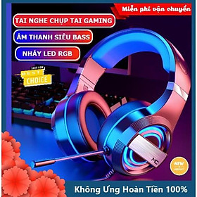 Mua Tai nghe chụp tai máy tính GAMING MC Q9 có đèn LED đổi màu  có mic đàm thoại  headphone chơi game trên laptop  pc