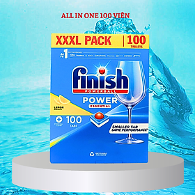 Hộp 100 viên rửa chén Finish Essential  All In 1 Dishwasher Tablets PTT028271