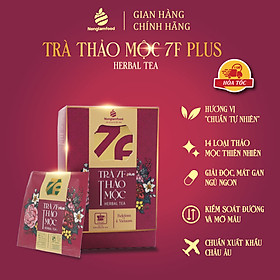 Trà Thảo Mộc 7F Plus Nonglamfood 40g 20 gói x 2ghộp - 7F Plus Herbal Tea