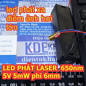 Mua 3 cái LED PHÁT LASER LAZE 650nm 5V 5mW 6mm kde2120