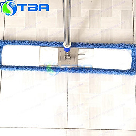 Mua Cây lau sàn công nghiệp bản 80cm cán tăng đơ nhập khẩu với sợi microfiber màu xanh siêu thấm hút
