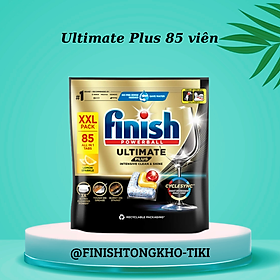 Viên rửa bát Finish quantum Ultimate 100 Viên nhập khẩu Anh chuyên dùng cho máy rửa bát chén (dòng cao cấp)