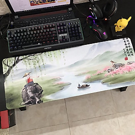 Mua Miếng lót chuột  bàn di chuột cỡ lớn game dễ thương 80x30/90x40  siêu DÀY 3mm