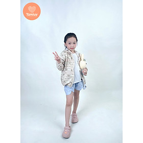 Áo Khoác Dù Bé Gái Tamiuy Chống Nắng Có Nón ,Chất Mềm Nhẹ Thoáng Mát