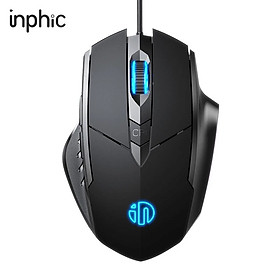 Mua Chuột gaming máy tính có dây chống ồn silent click INPHIC PW1 đèn led 4 màu dành cho game thủ  văn phòng ... - HÀNG CHÍNH HÃNG