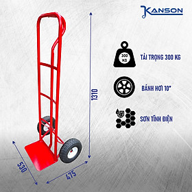 Mua Thanh lý Xe đẩy 2 bánh bằng sắt Kanson - tải trọng 300kg