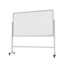 Bảng Di Động 02 Mặt  Xoay Viết Bút Lông BDĐBL Từ Trắng - 0.8 x 1.2 m