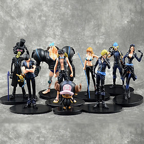 Mô Hình One Piece Combo 9 Thành Viên Bang Hải Tặc Luffy Mũ Rơm Bản Đẹp