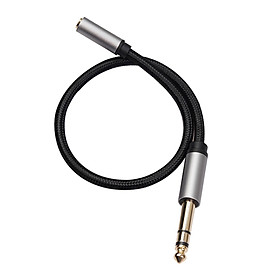 Headphone Adapter 6.35mm Female to 3.5mm Male 1/4 to 1/8 Stereo Audio Adapter Cord