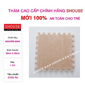 Thảm Xốp Ghép Nỉ Lót Sàn Lông phòng ngủ cho bé tấm phòng khách chân giường bàn trang điểm