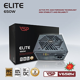 Mua Bộ nguồn máy tính VSP ELITE V650W (650W) công suất thực - Hàng chính hãng