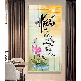 {HỎA TỐC} XẢ KHO TRANH TRÁNG GƯƠNG GIÁ RẺ- TRANH TREO PHÒNG KHÁCH - TRANH PHÒNG NGỦ - TRANH TREO TƯỜNG CHỮ HIẾU THD271