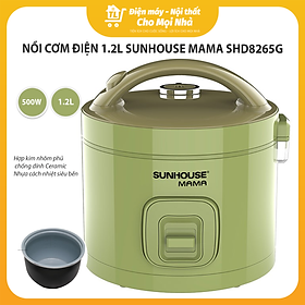 Nồi Cơm Điện Nắp Gài Sunhouse Mama Shd8265G (1.2 Lít) - Hàng Chính Hãng