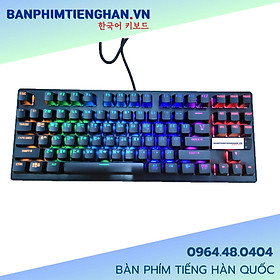 Bàn phím tiếng Hàn có dây Computer Keyboard TCKB-GE87 - Hàng chính hãng