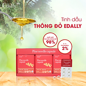 Tinh dầu thông đỏ Edally Pine Needle Capsule - Hộp 180 Viên