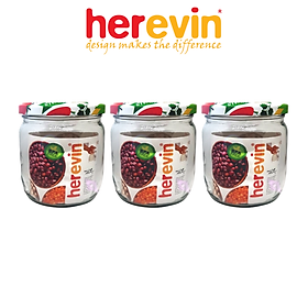 Mua Bộ 3 Hũ Thủy Tinh Herevin Nắp Thiếc 425ml - HEHU332357-807