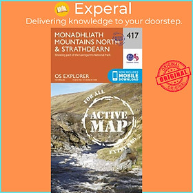 Sách - Monadhliath Mountains North and Strathdearn by Ordnance Survey (UK edition, paperback)
