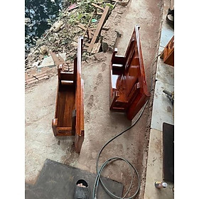 Mua bàn thờ treo tường gỗ hương kích thước 48x81 kèm tấm chắn khói