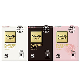 Sáp thơm khử mùi làm mát không khí ô tô Sawaday Parfum Noir Cao Cấp Nhật Bản 110g